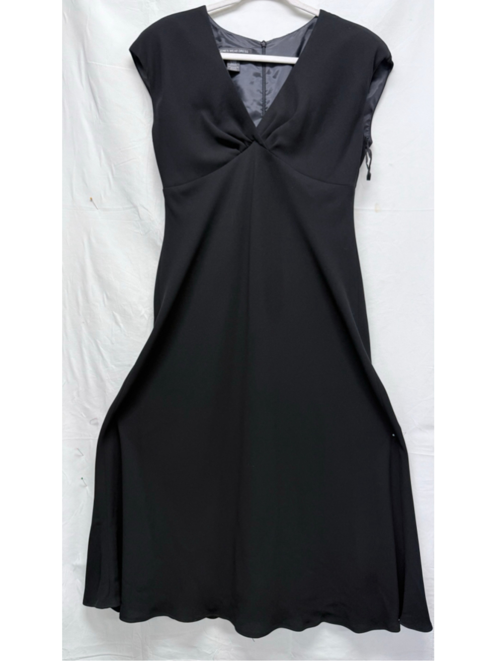 Women's Jones Wear Black Midi Dress Size 12